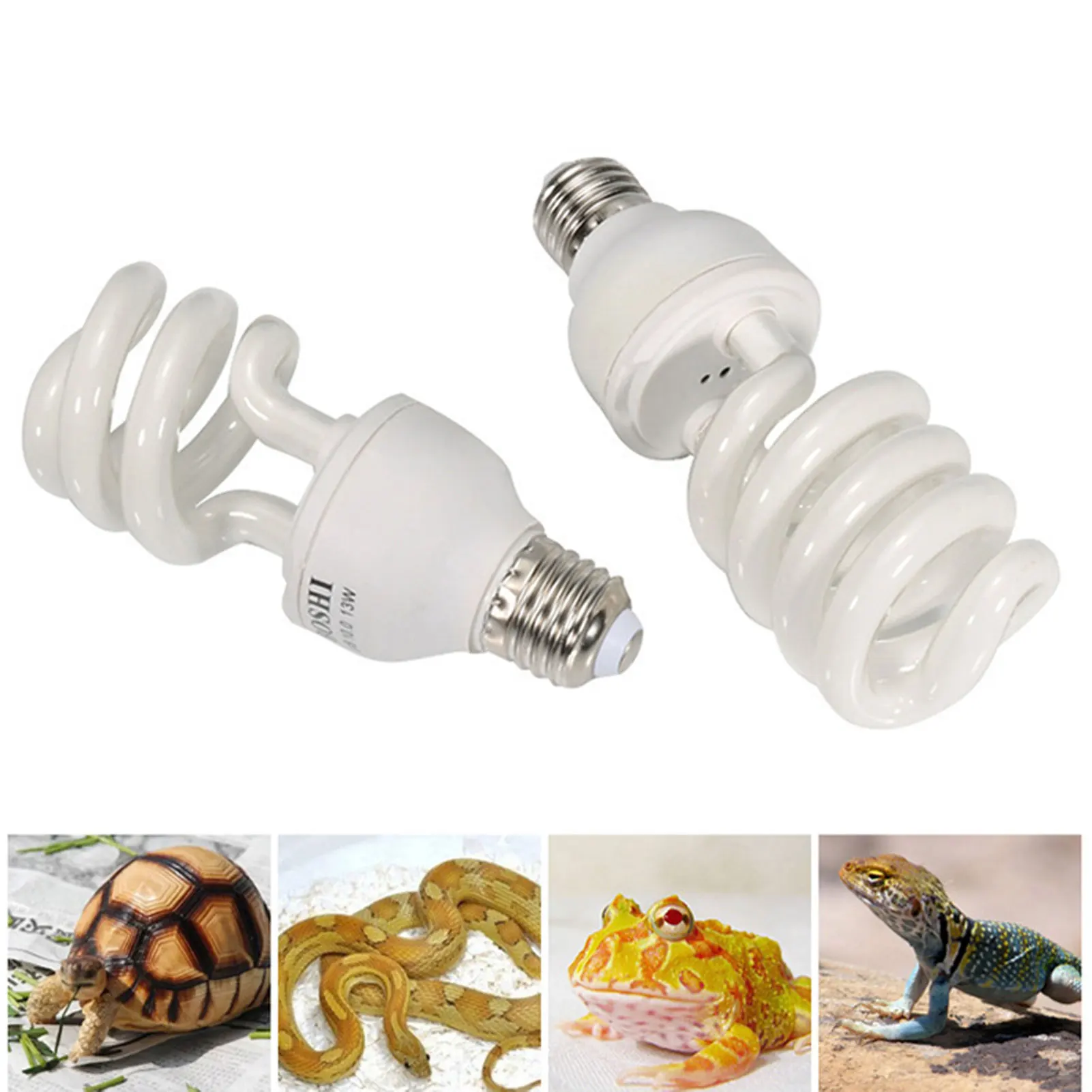 Reptile Basking Light Bulb Natural Nightlight Heating Bulb for Reptiles and Amphibian Use