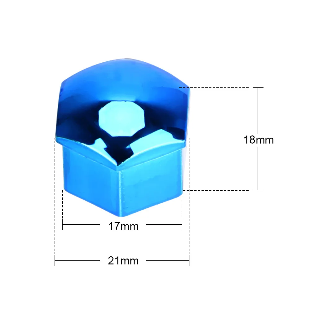 Wheel Nut Caps 20PCS 22/21/19mm Car Anti-Rust Auto Hub Screw Cover Tyre Nut Bolt Decoration