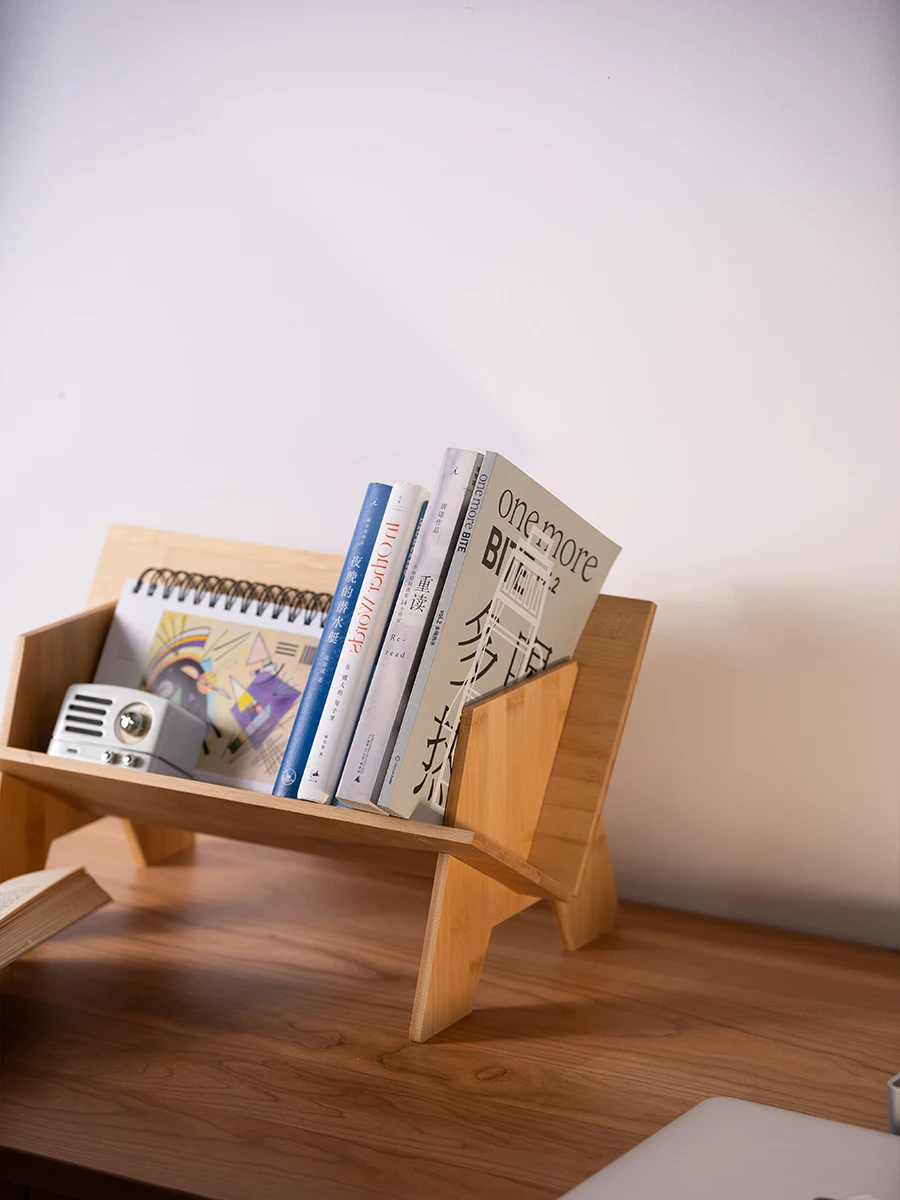 Desk Shelf Simple Bookshelf Combination On The Desk Space Saving Storage Rack For Students