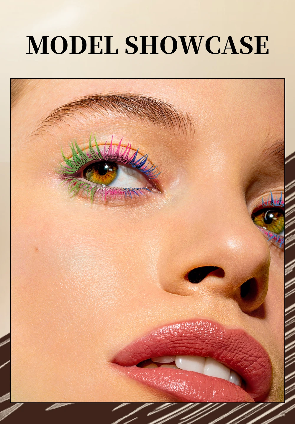 Waterproof Chocolate Brown Mascara For Lengthening And Curling_voghion.com