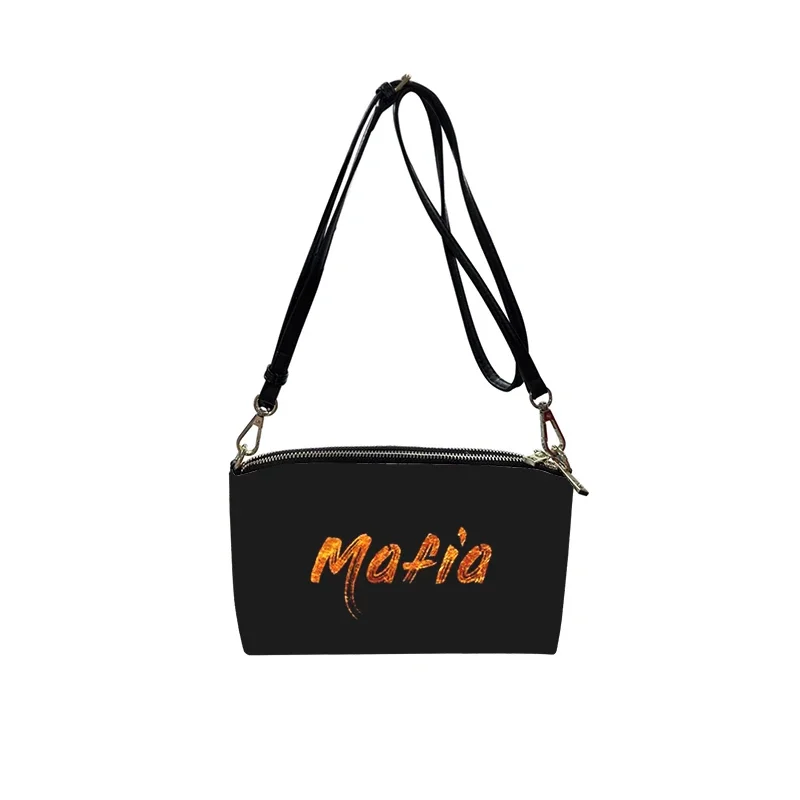 The Russian Mafia PU Crossbody Bag 2023 New Women's Fashion Shoulder Bag Minimalist Small Square Bag for Women