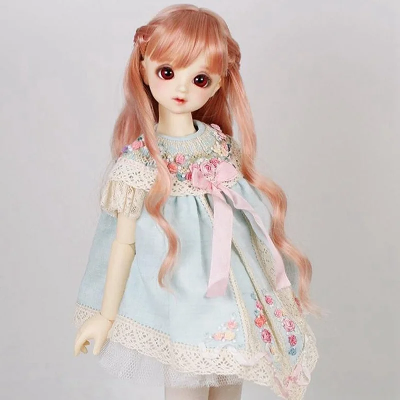 Парик с морковной волной 1/3 1/4 1/6 Bjd аксессуары одеваются игрушки 60 см кукла парик