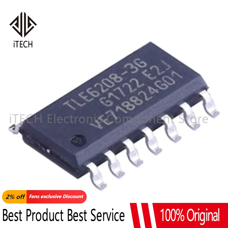 

5pcs 100% New TLE6208-3G TLE6208 3G sop-14 Chipset