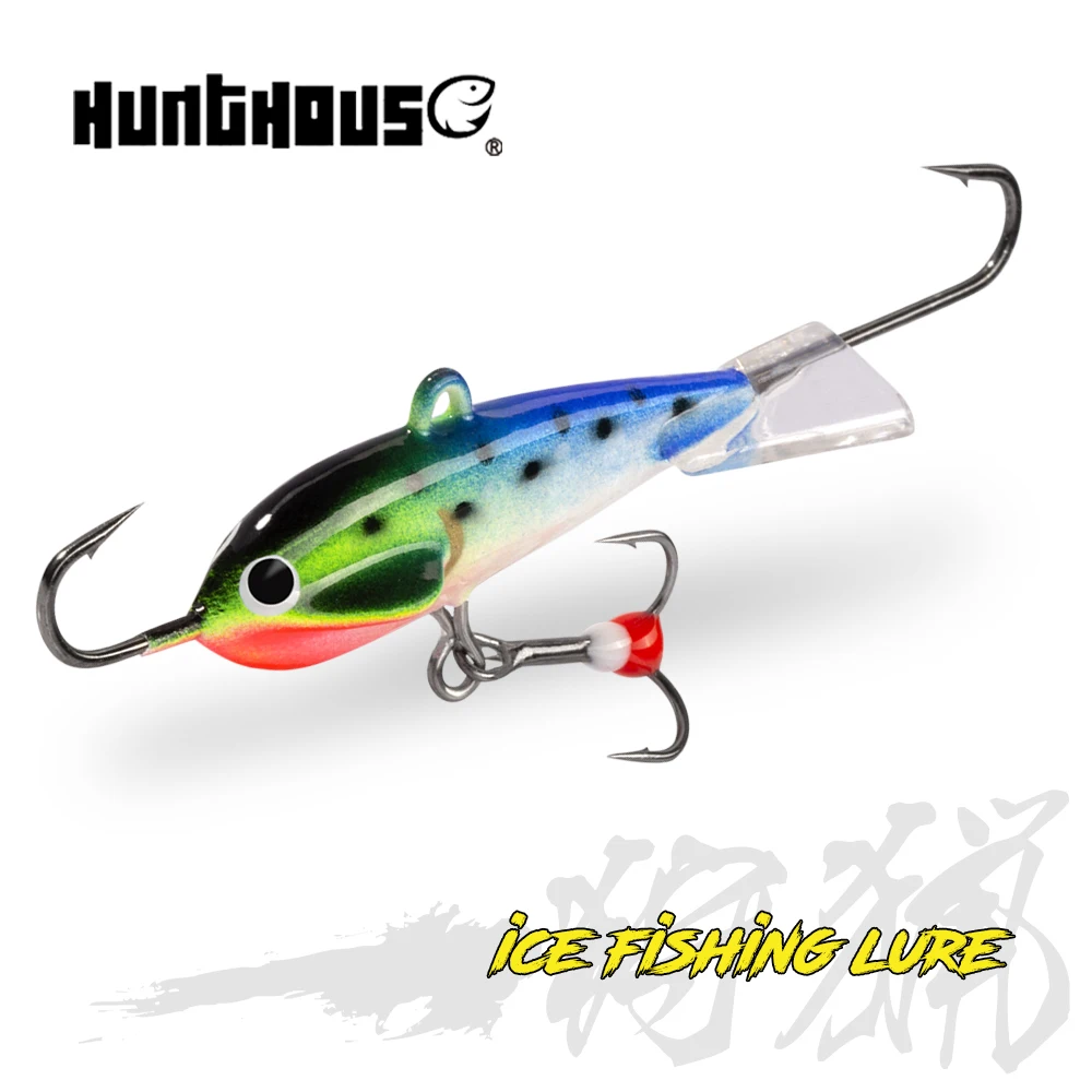 

Hunthouse Ice Winter Sinking Fishing Lure 30mm/5.5g 35mm/11g 45mm/18g Balance Jigging Bait For Perch Pike Tackle