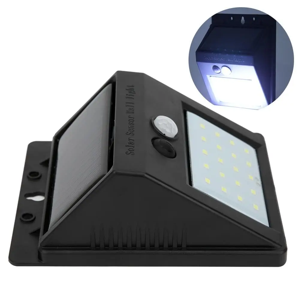 Description Picture 6 of itemSolar Sensor Wall Lamp 20LED for Outdoor Yard Corridor Driveways Porches Garden Security PIR Sensor + Light Control
