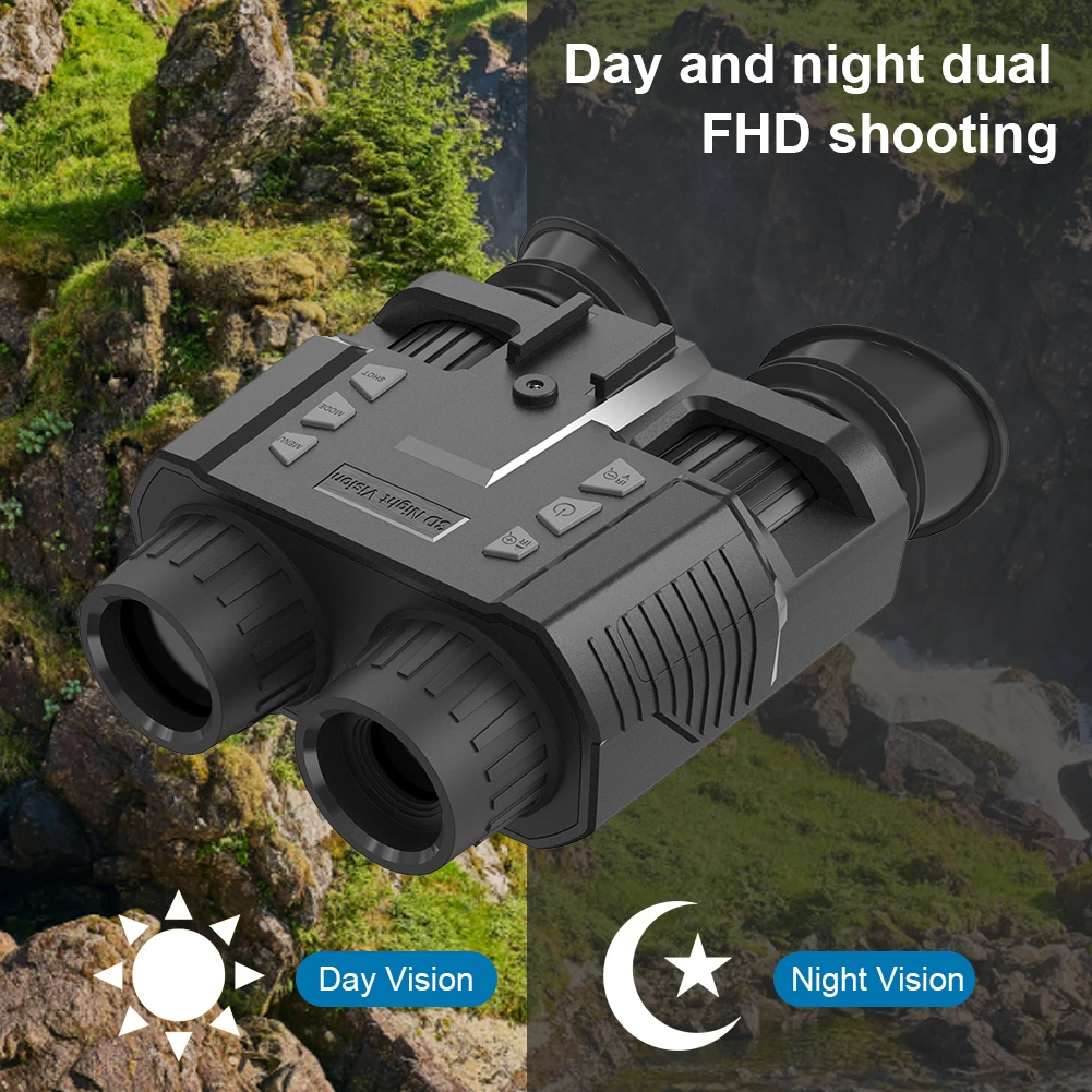 NV8000 Helmet HD Infrared Night Vision Device, 3D Hunting Video Camera, Outdoor Camping Tent, Travel Binoculars