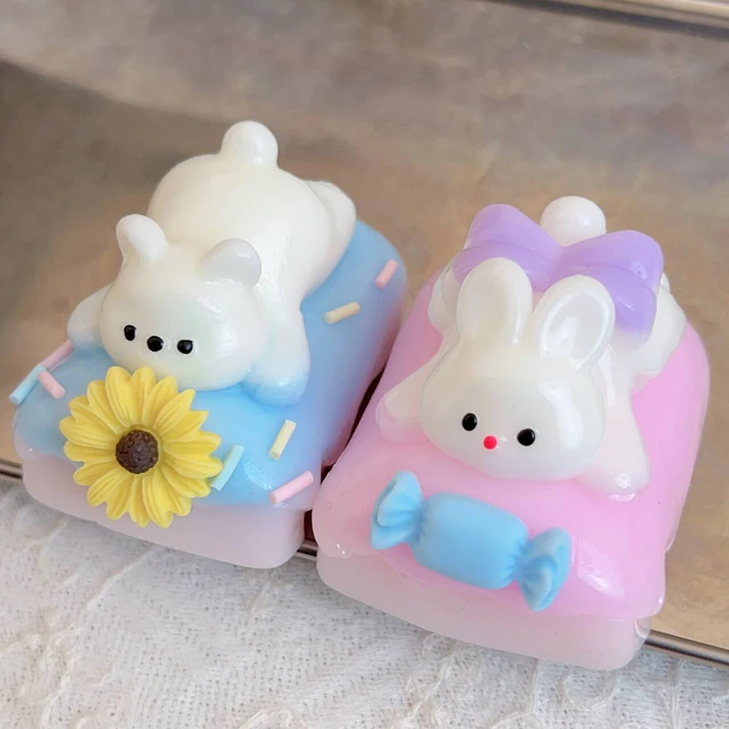 Cute Cartoon Bunny Puppy Squeezy Toys Soft Mochi Decompression Toys Slow Rebound Squeezing Fidget Toy For Kid Gifts 3