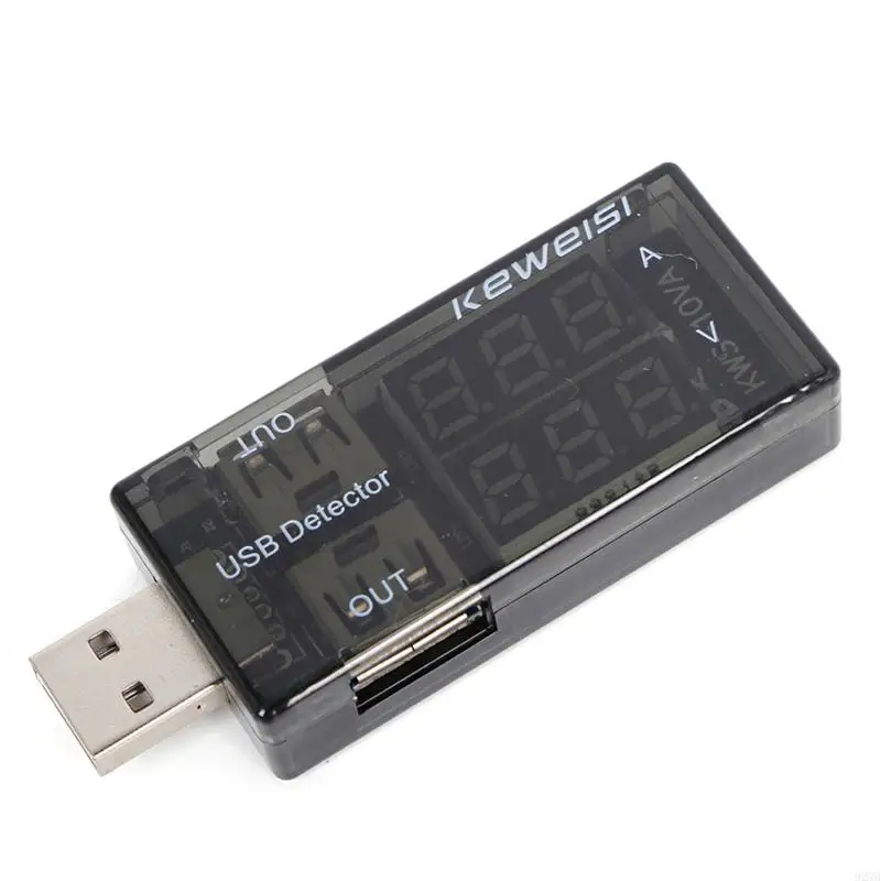 92MB USB Current Tester USB Voltmeter Ammeter Detector Double Row Shows New