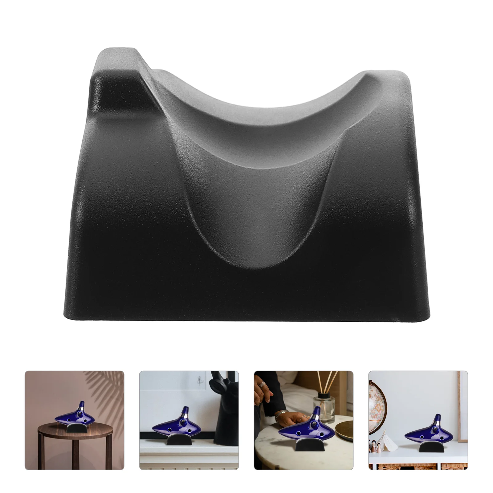 Ocarina Base Stand Accessories Instrument Holding Abs Portable Storage Rack Bracket 4 Pcs 12-hole Holder