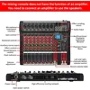 CT-80S Professional audio mixer 8 Channel with MP3 Player+Bluetooth U disk 48V Phantom Power Source USB recording 6
