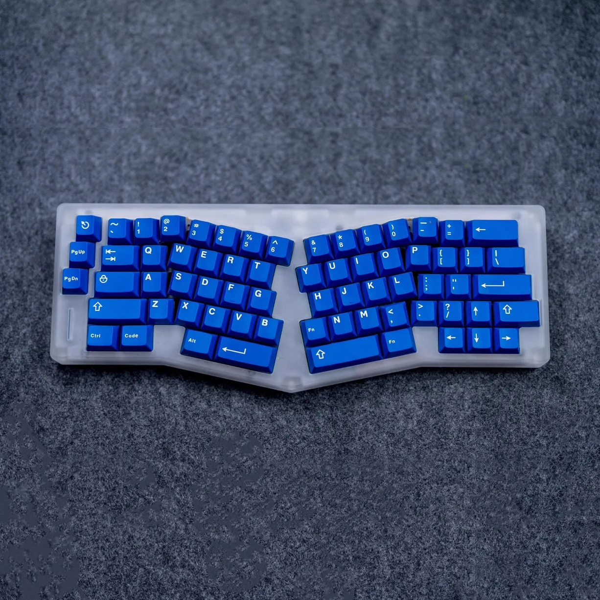 Tn Alice 오랩 스프링 CNC 플렉스 컷 PCB 키보드 키트, 아크릴 앨리스 인체 공학 기계식 키보드 키트