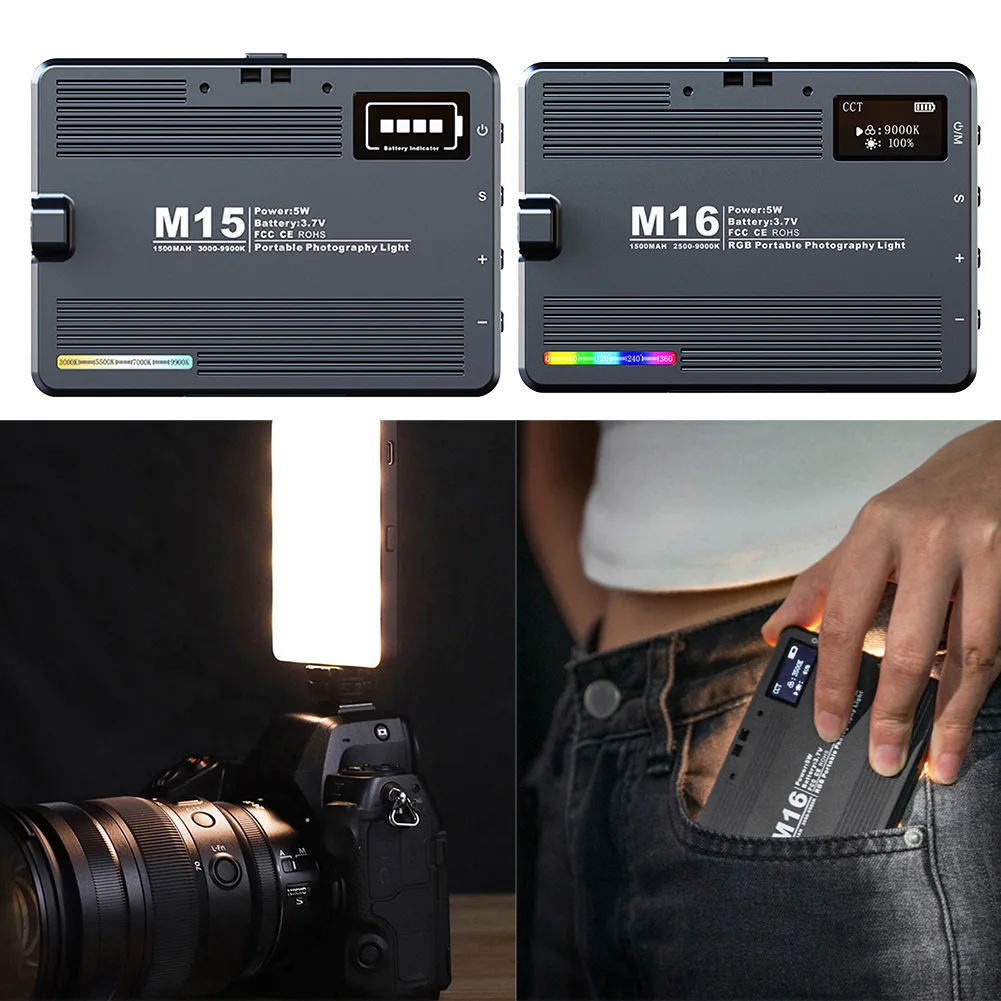 Portable Dimmable LED Video Light Panel for Photography