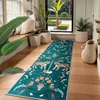 Carpet for Living Room Beige Botanical Jungle Tiger Print Rug Soft Non-Slip Machine Washable Floor Mat Hallway Bedroom Alfombra 4