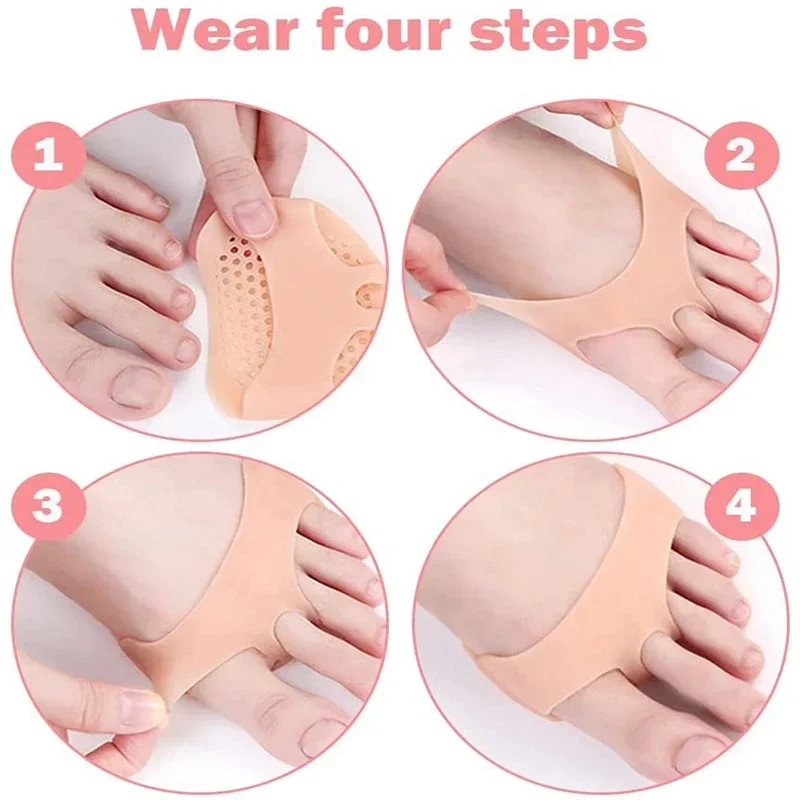 1 Pair Silicone Heel Protector Protective Sleeve Heel Spur Pads for Relief Pain Reduce Pressure Foot Skin Care Protectors Heel Protector