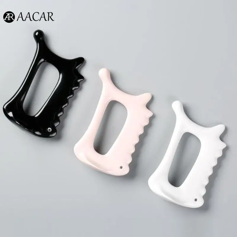 

Белый керамический бриллиантовый портативный полноразмерный семейный Лимфодренажный массажер Guasha