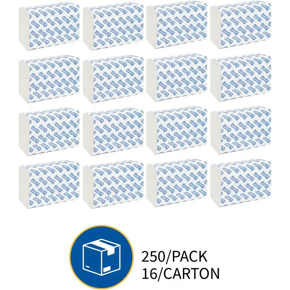 6 Pack Multifold Towels 250 Sheets per Pack 16 Public Environments Eco-Friendly Deeply Embossed Ideal Restrooms Recycled