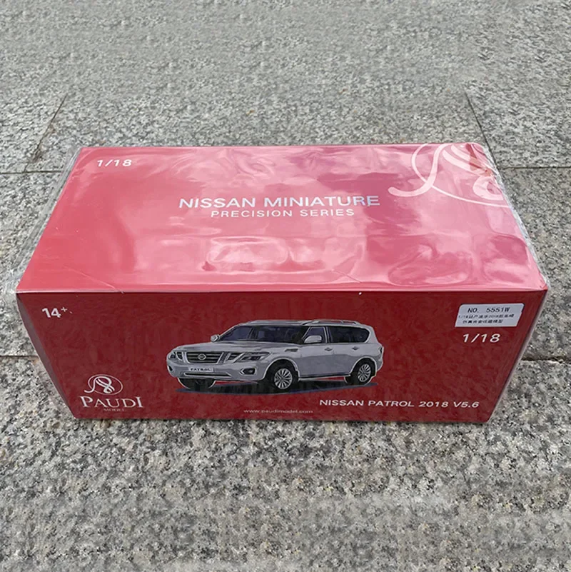 1:18 Scale Alloy NISSAN Patrol Y62 SUV Diecasts Car Metal Model