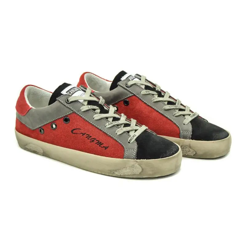 

CANGMA Luxury Brand Casual Shoes Brand Sneakers Women Red Black Shoes Woman Suede Moccasin Ladies Footwear School Female