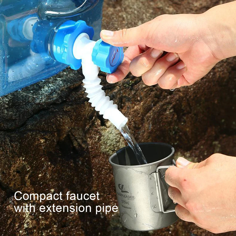 Car Water Bucket Drinking Water Bucket Driving Pure Tank Storage Carrier Faucet Outdoor Camp 3/5/7.5/10/11L car wash bucket