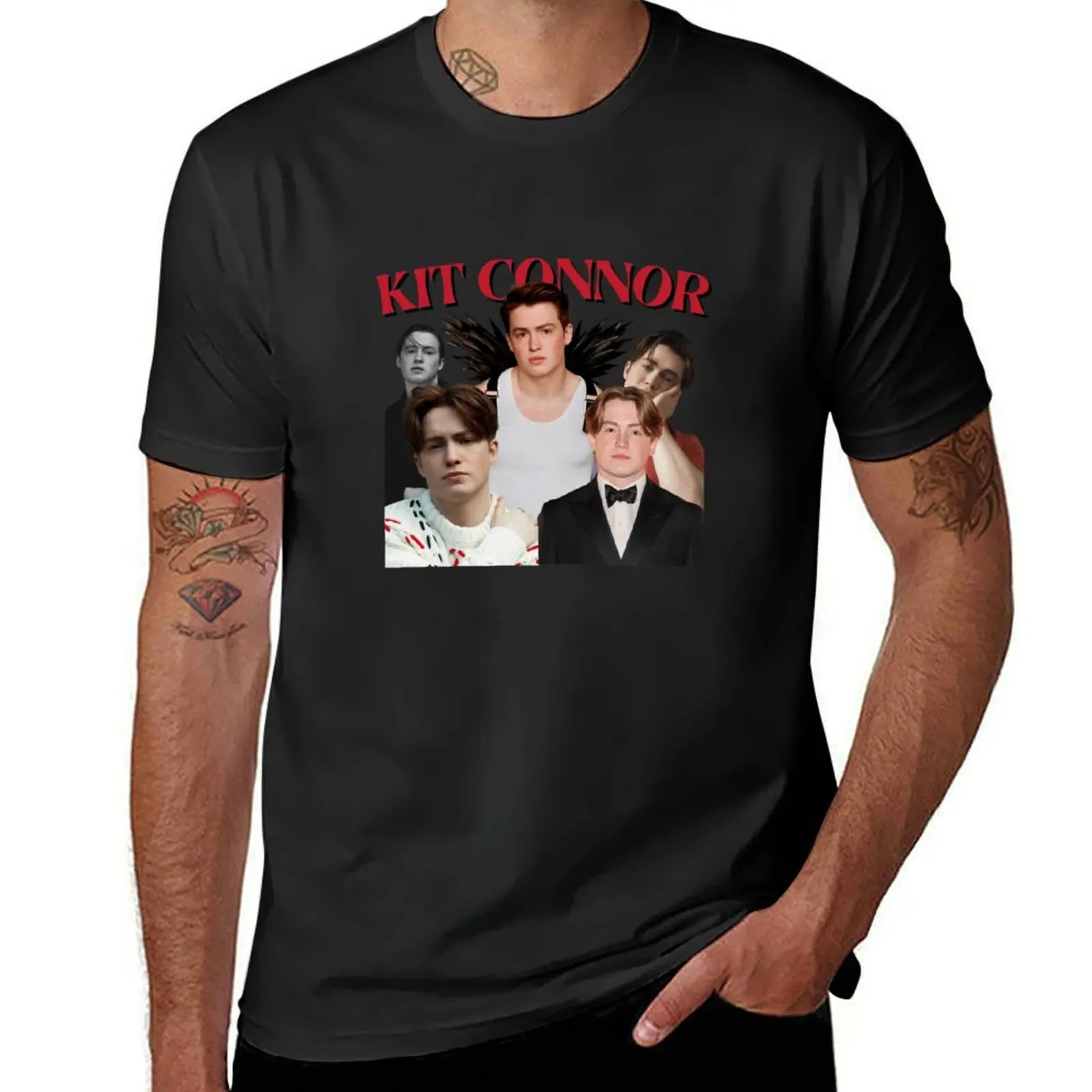 kit connor - kit connor vintage Tee T-Shirt customs boys whites mens graphic t-shirts anime