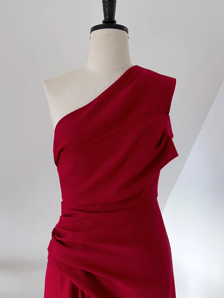 فساتين نسائية بكتف مائلة صلبة غير منتظمة ، خصر عالي بدون أكمام ، فستان نسائي أنيق ، جديد ، ربيع ، أو ، 3WM263 5 فساتين نسائية بكتف مائلة صلبة غير منتظمة ، خصر عالي بدون أكمام ، فستان نسائي أنيق ، جديد ، ربيع ، أو ، 3WM263 5