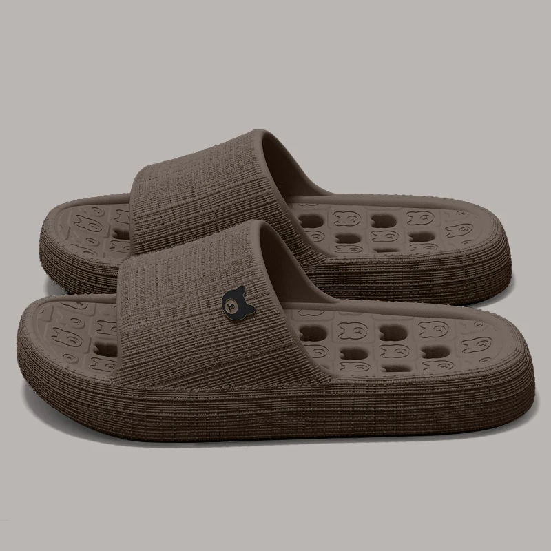 Bathroom Leaky Home Slippers Women Indoor Soft Sole Platform Slippers Woman Summer Hollow Out Non Slip Beach Sandals Female 45