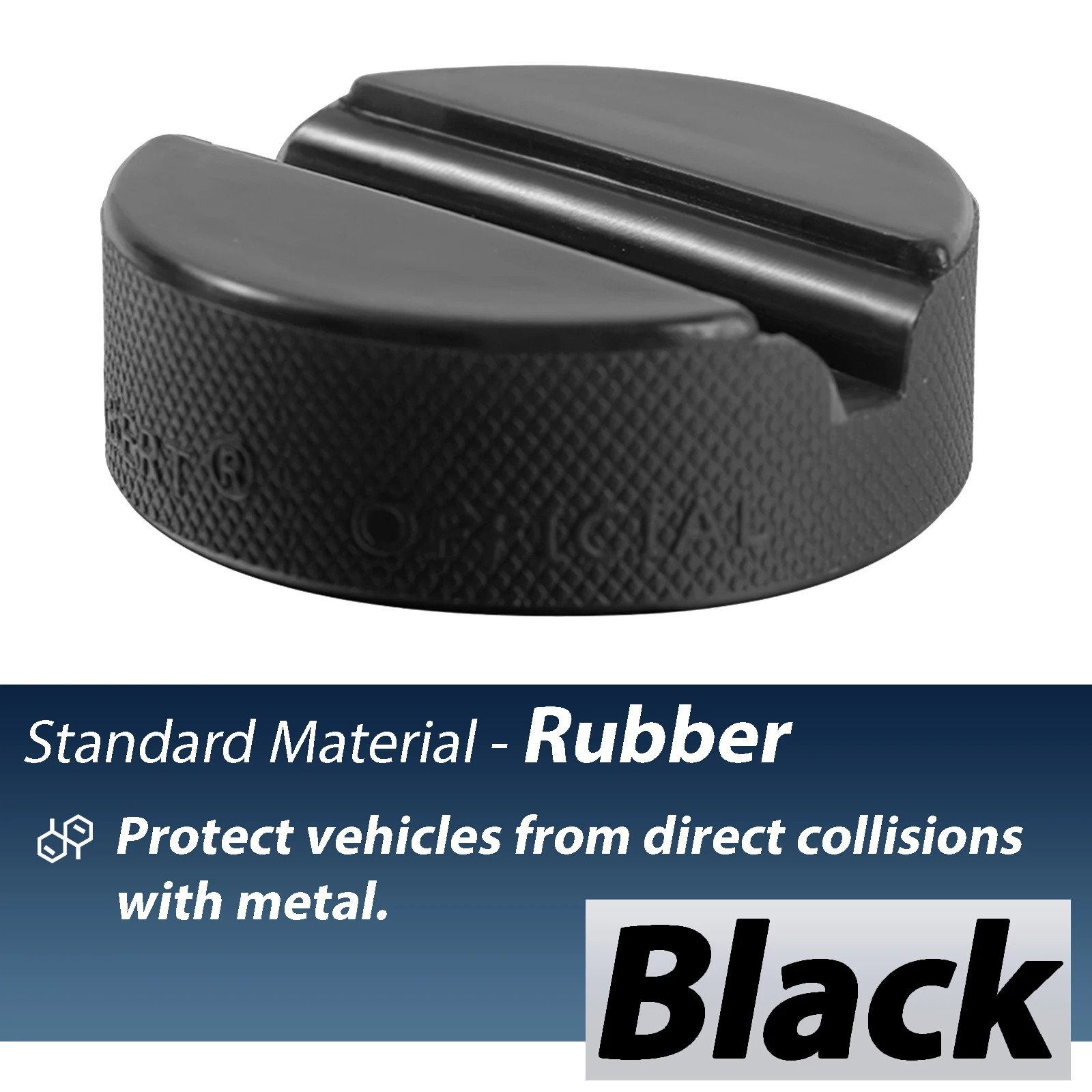 Heavy-Duty Anti-Slip Rubber Jack Pad