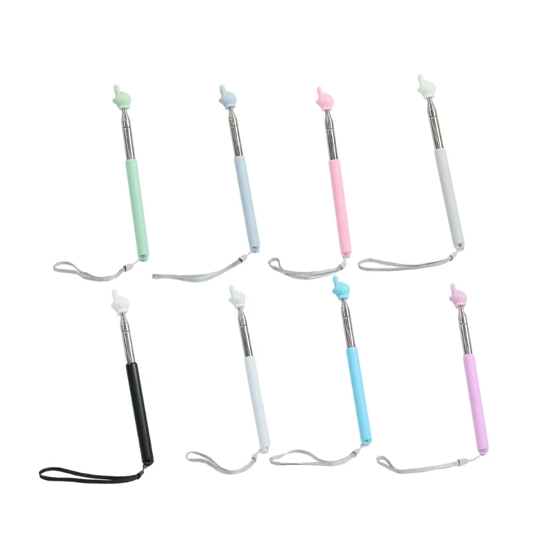 

Teacher with Finger Telescopic Stick Whiteboard with Lanyard for Presentations Teaching Lecture