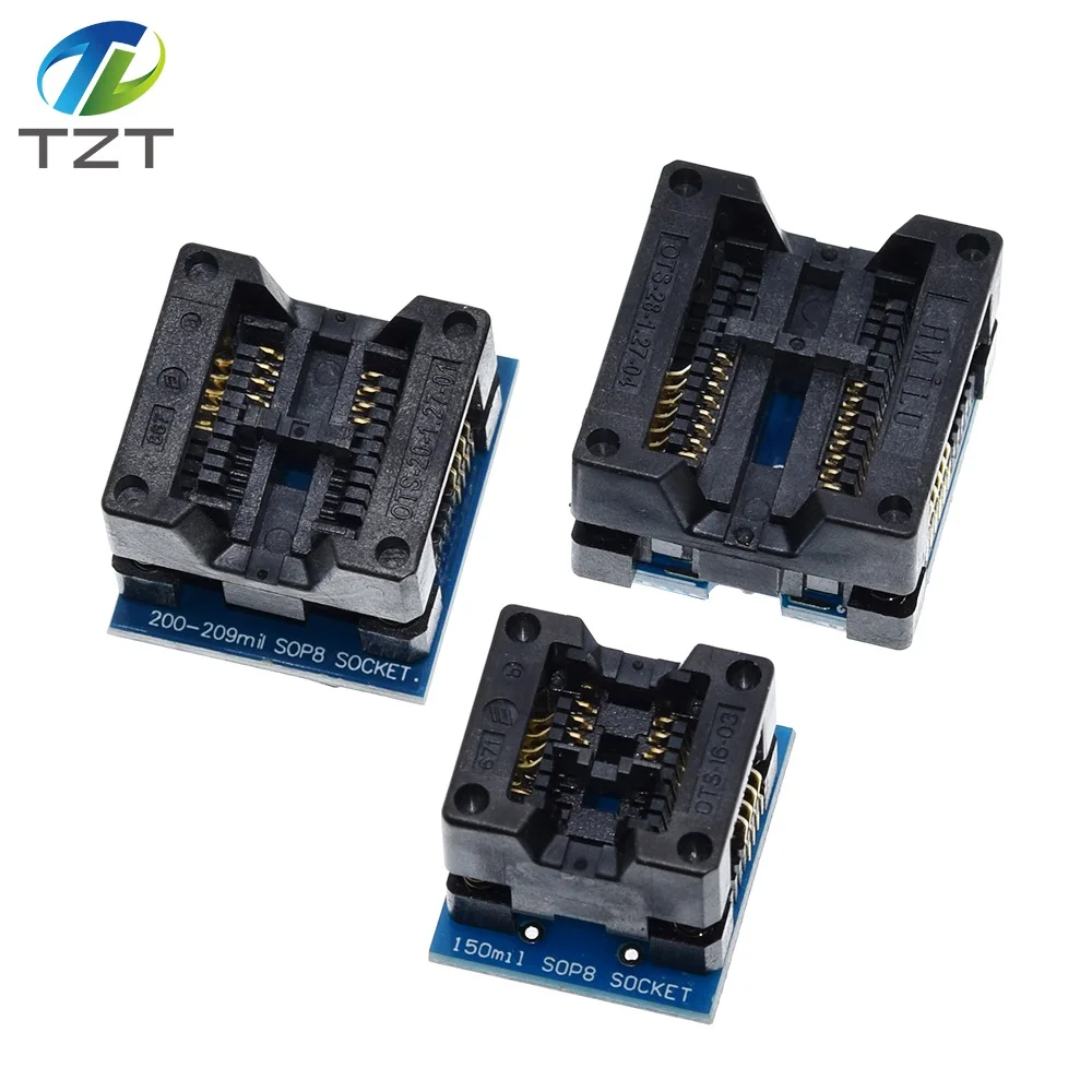 SOP16 auf DIP8 Wide-Body Seat Wide 150mil 200mil 208mil 209mil 300mil Programmierer SOP8 Adaptersockel für EZP2010 EZP2013 CH341A – Detail 1