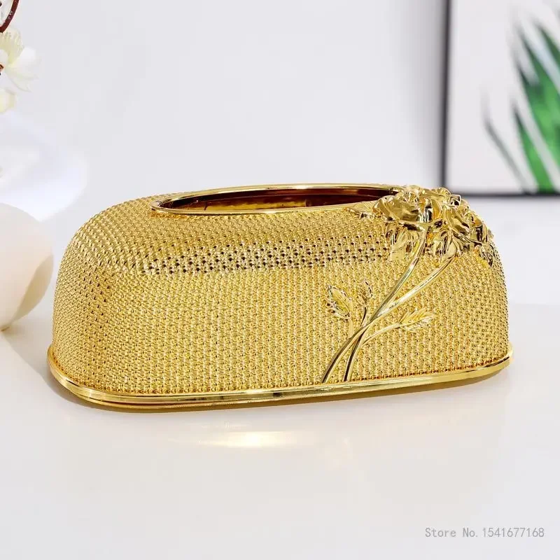 Acrylic Waterproof Tissue Box, Creative Light, Luxury, Living Room, Bedroom, Hotel Decoration, Home, Tea, Dining Table, 1Pc