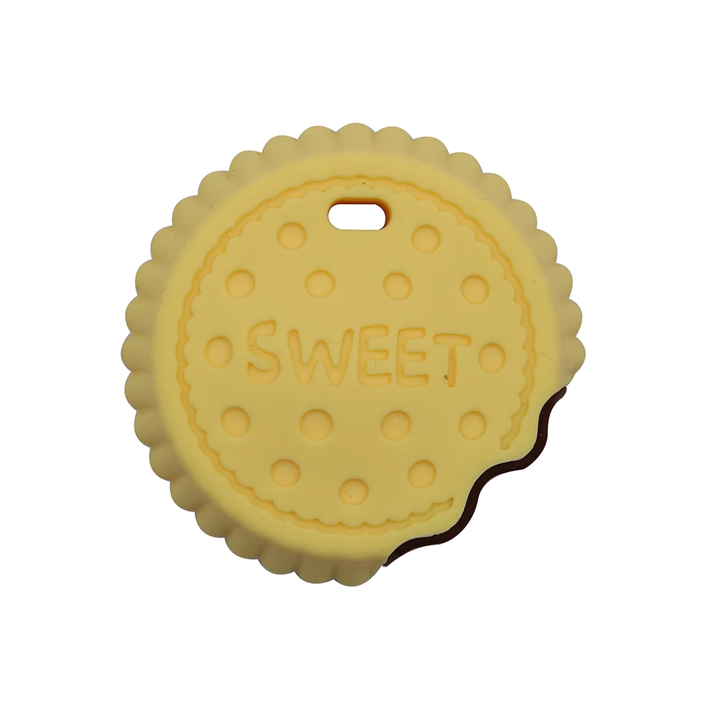 Description Picture 5 of itemBaby Teether Rodent Cartoon Cookie Food Grade Silicone Teether BPA Free Teether For Teeth Tiny Rod Silicone Beads For Pacifier