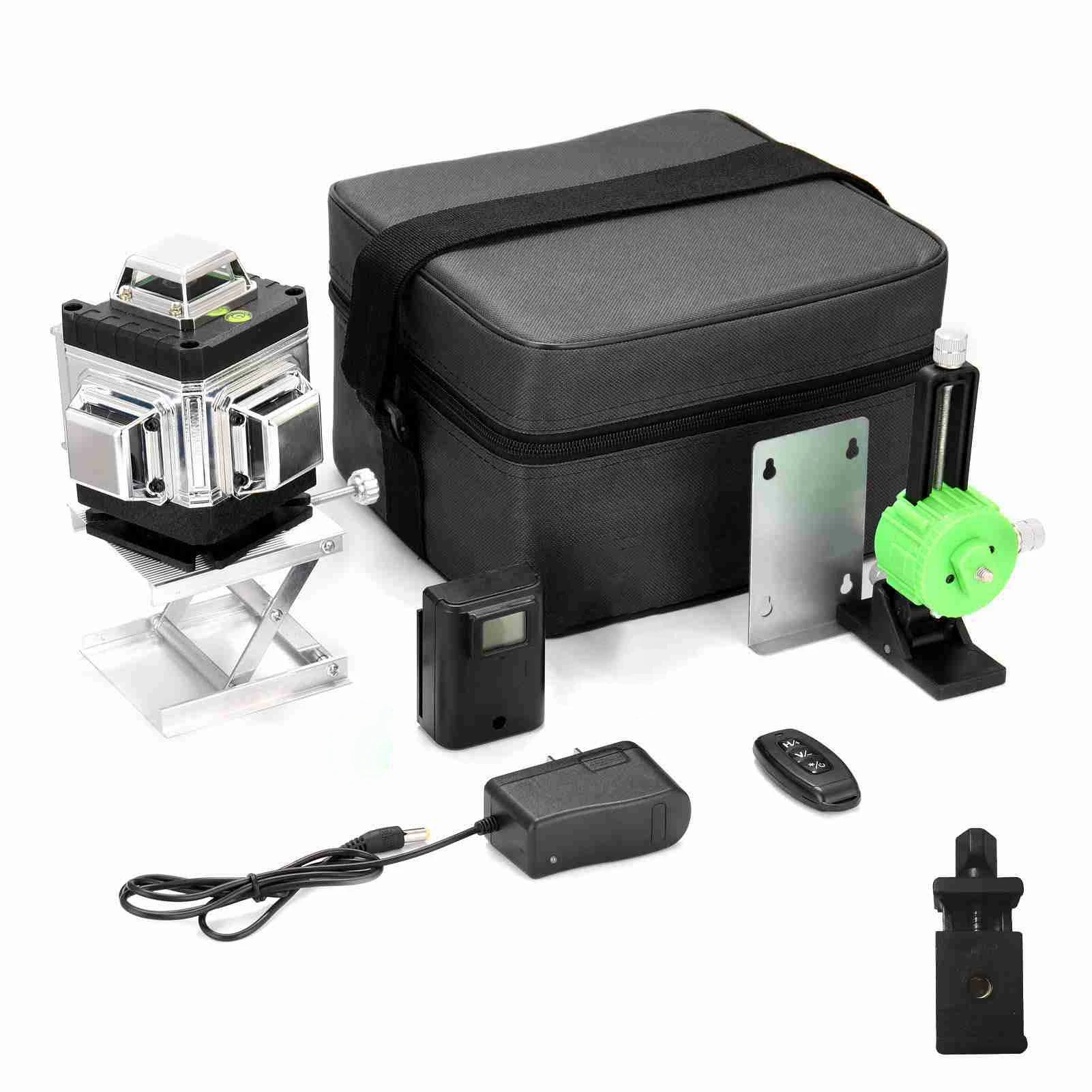 16 Lines Laser Level 3° Self-leveling Function Leveling Tool Omnidirectional Ground and Wall Sticker with Vertical Horizontal