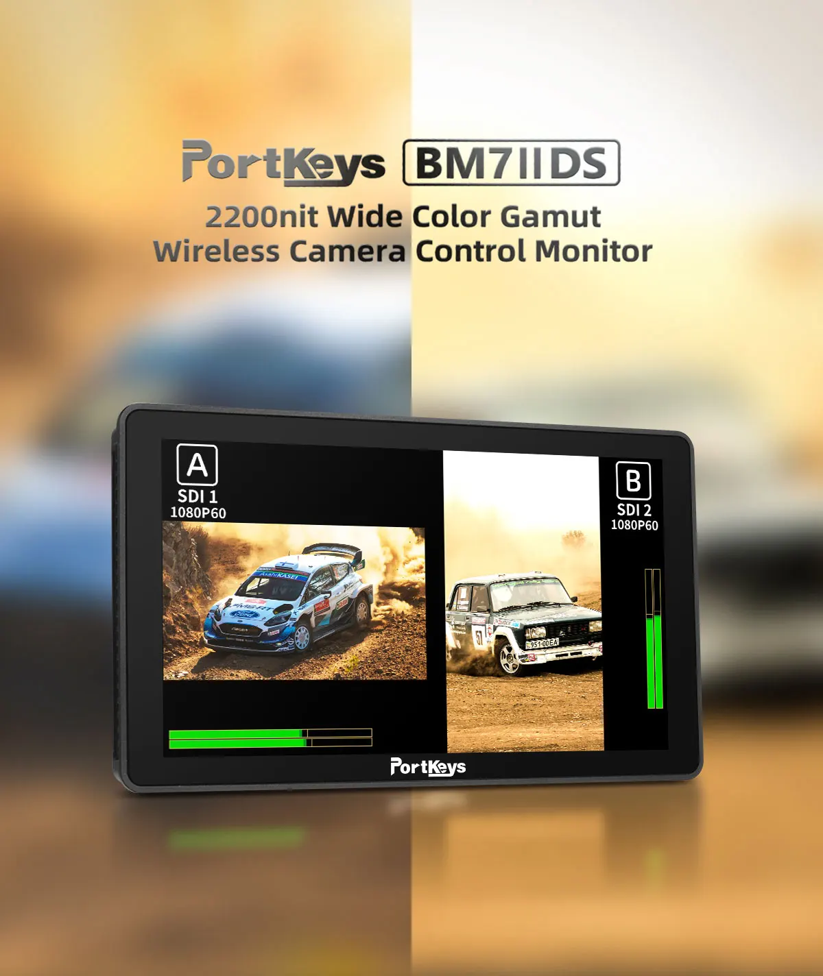 しお　Portkeys BM7IIDS SDIモニター Portkeys BM7 II DS 7 Inch SDI Field Monitor for Video Cameras