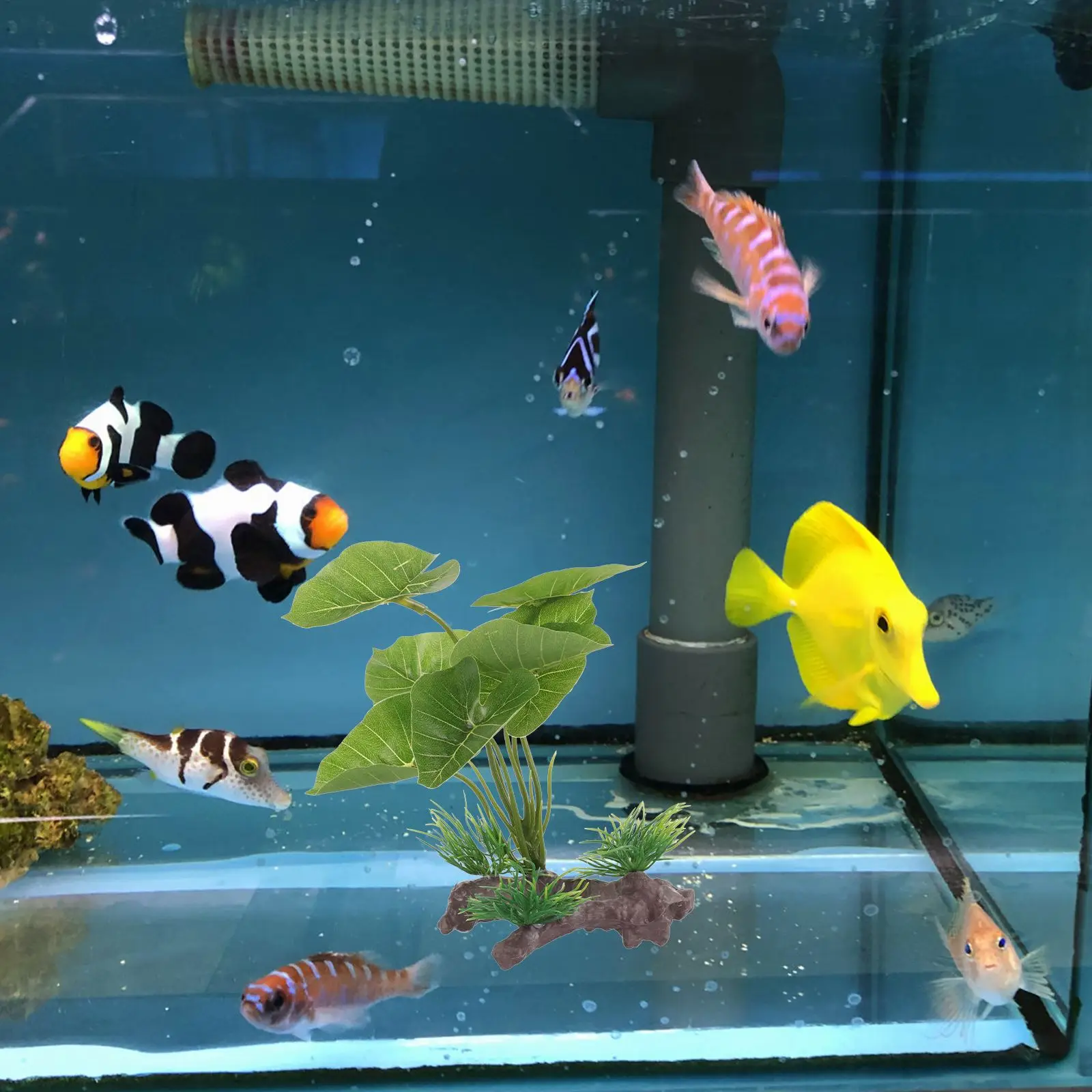Artificial Underwater Plant Aquarium Grass Freshwater Aquarium Plant Betta Fish Fish Tank Plants for Tank Landscaping Decor