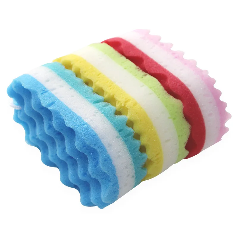 Soft Bath Sponge Body Scrub Bast Wisp Massage Brush Body Washcloth Skin Scrubber Relax Exfoliating Skincare Shower Accessories 3