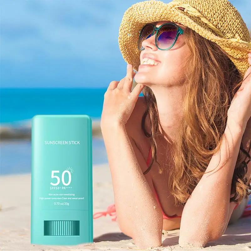 

SPF50 PA++++ Sunscreen Stick Cotton Soft summer Sun Stick UVA/UVB Sun Protection Smooth Invisible Matte Finish Sun Block Stick