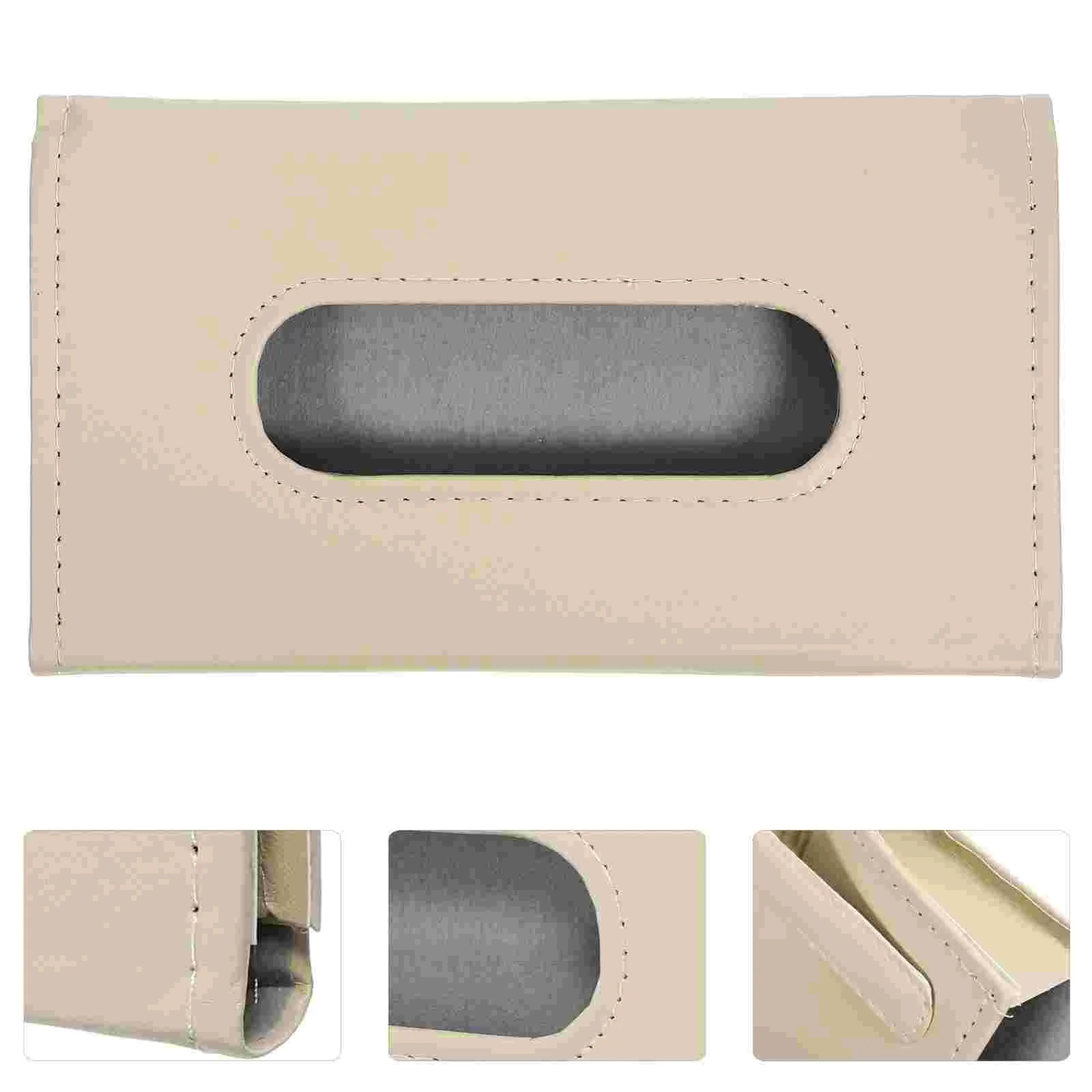 

Car Tissue Box Holder Visor Boxes in Napkin for Sun Paper Towel Dispenser Supplies