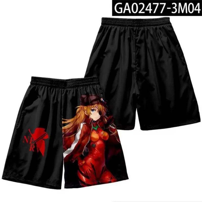 EVA Anime Neon Genesis Evangelion Co branded Asuka Pants Men's