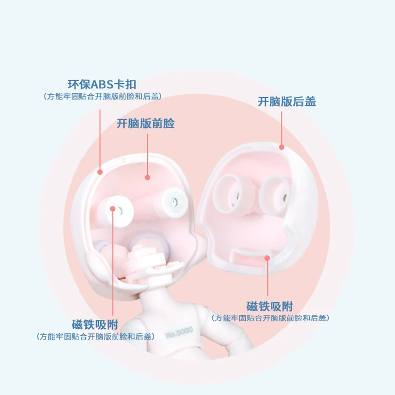 New 12cm Height Cute Ob11 Doll Toy 1/12 Bjd Multi Joints Movable Diy Dress Up Toys 6