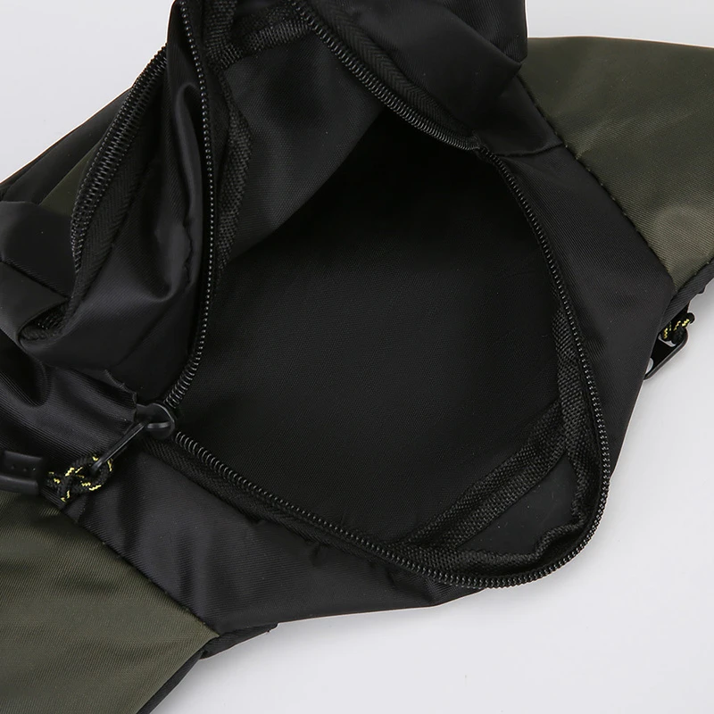 Men's ultra light waist bag - adjustable shoulder straps, multiple compartments, ideal for running, cycling, and daily commuting