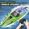cool stuff rc ship:hot style 25km/h high-speed 2.4G remote control boat  model,electric water rc boats,toys for kids gift box 1