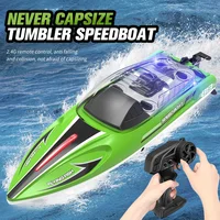 cool stuff rc ship:hot style 25km/h high-speed 2.4G remote control boat  model,electric water rc boats,toys for kids gift box 1