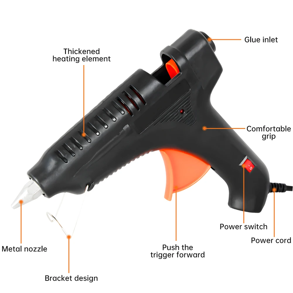 100W Hot Melt Glue Gun 11mm For Household hot melt glue gun hot glue gun
