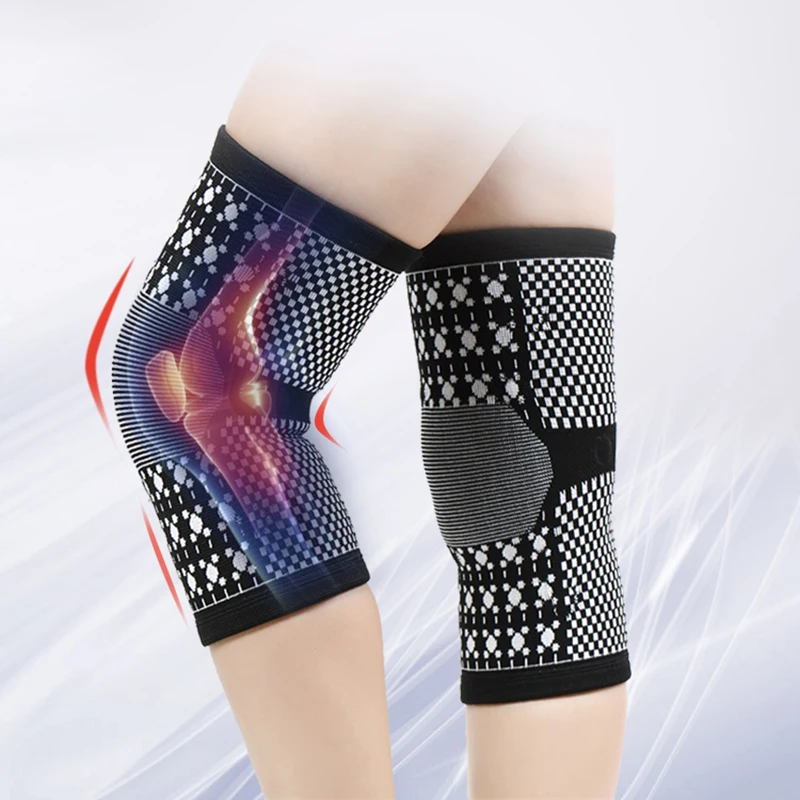 

Tourmaline Knee Support Magnetic Therapy Knee Pad Sports Knee Protector Pain Relief 2 Pieces
