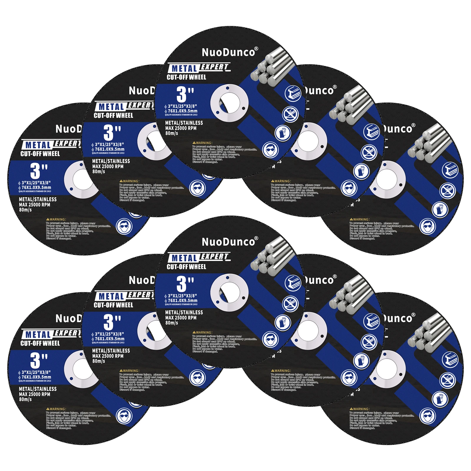 75mm Ultra-thin Metal Cutting Disc 1mm Thick Resin Grinding Wheel for Angle Grinder Metal Stainless Steel Cutting Pack of 25 Pcs