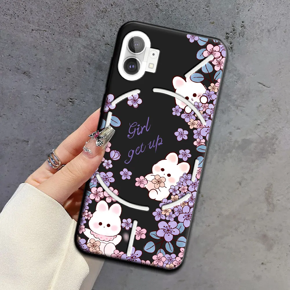 Liisooka Cover per Nothing Phone 1, Custodia in TPU Antiurto Sottile di Livello Militare, Resistente all'ingiallimento, Case per Telefono in PC
