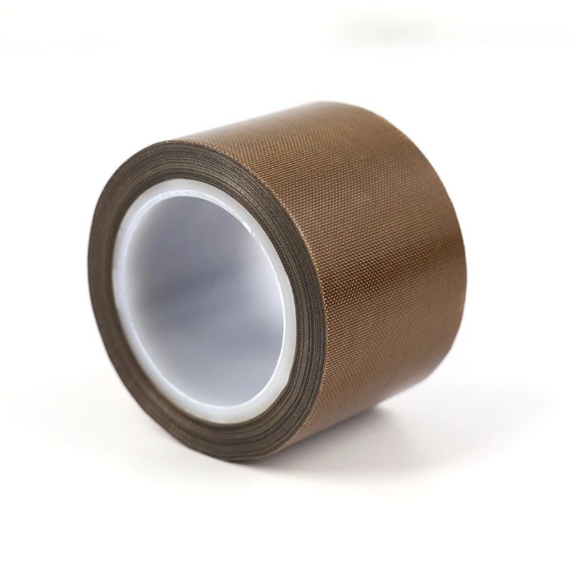 PTFE 접착 천 절연 폭 50  100mm 두께 0.13mm 0.18mm, 내열성 밀봉 PTFE 테이프