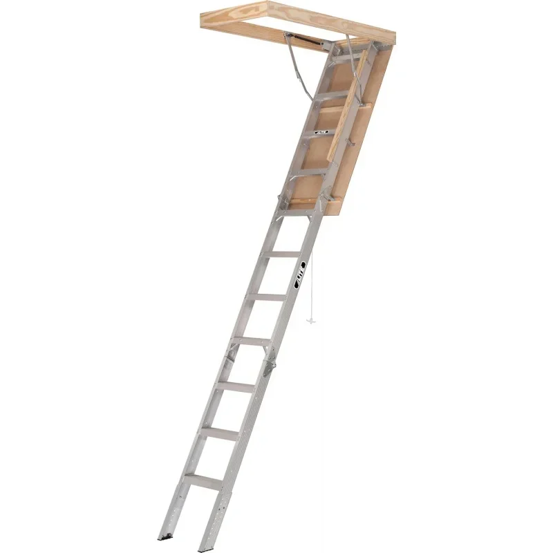 

LITE Aluminum Attic Ladder, 375-pound Capacity, 22 1/2" x 54", Type IAA, AA2211, Natural