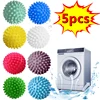 Home Pvc Laundry Balls Anti-Winding Reusable Drying Ball Pet Hair Remover Household Clothes Washing Machine Cleaning Balls Tool 1
