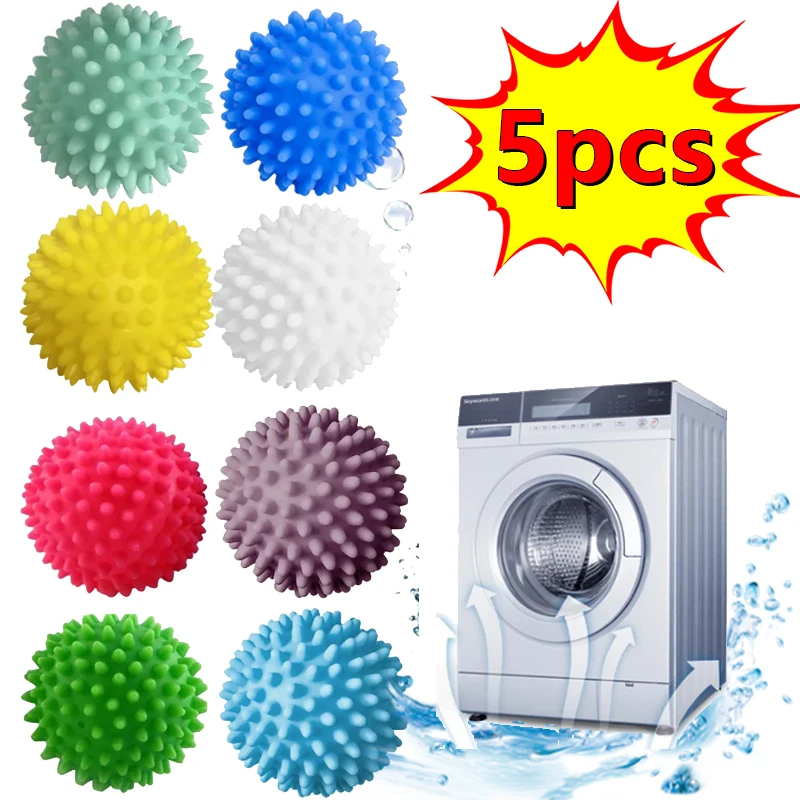 PvcMagicLaundryBallsAntiWindingReusableDryingBallPetHair